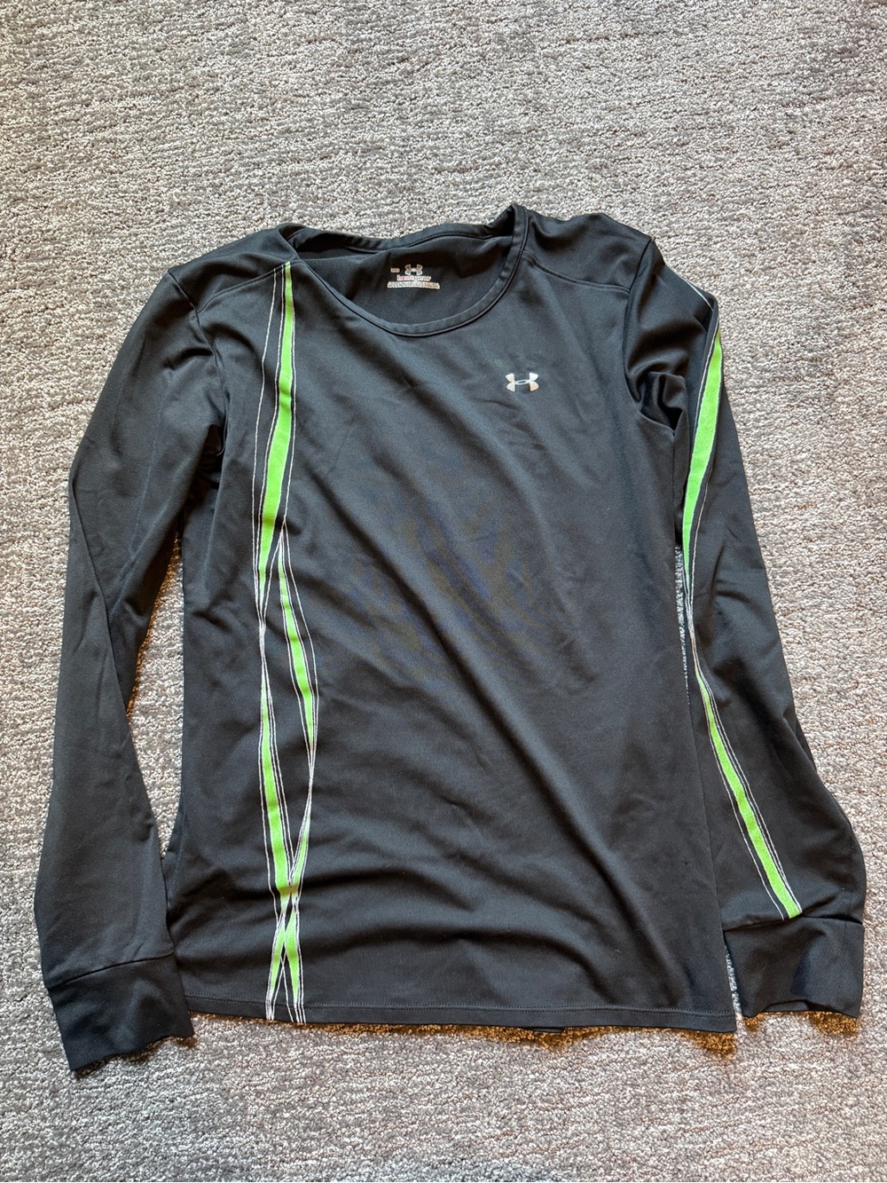 Under Armour Black Long Sleeve Performance Shirt - Thermal Base Layer
